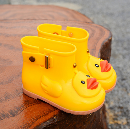 Children's rain boots Korean version of non-slip water shoes