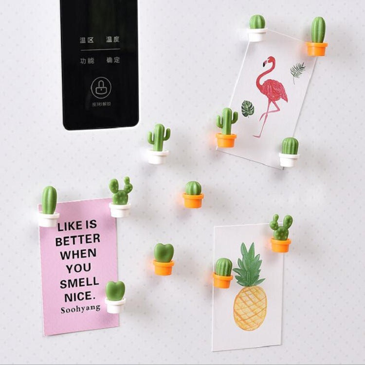 Cactus refrigerator sticker Home dealsniper-net