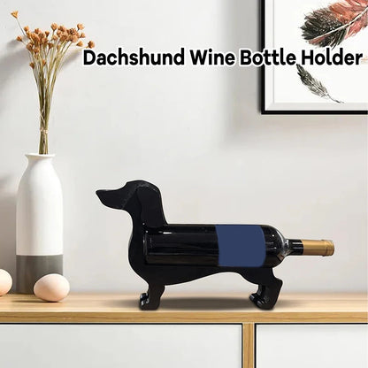 Dachshund Wine Bottle Holder Wine Cabinet Dachshund Kitchen DealSniper.net
