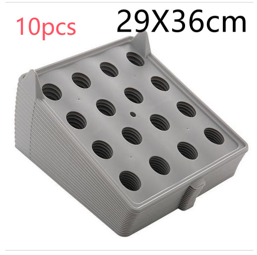 Multifunctional Durable Plastic Laundry Storage Fold Board House DealSniper.net Gray 29X36cm 10pcs