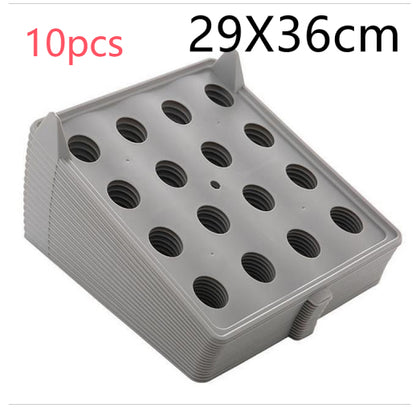 Multifunctional Durable Plastic Laundry Storage Fold Board House DealSniper.net Gray 29X36cm 10pcs