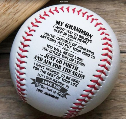 Hard Baseball Safety Ball Training Solid Ball Kids dealsniper-net Grandma to Grandson 9inch