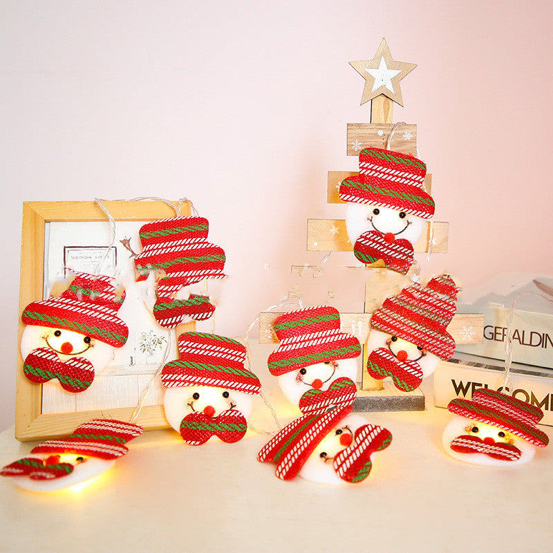 Santa Claus String Lights Christmas Tree Snowman Decoration Lights Holidays DealSniper.net 1 Style 1.5m10 lights