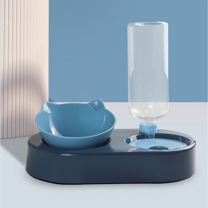 Two-in-One Pet Bowl Water Dispenser Automatic Water Bowl Pets Gym From House