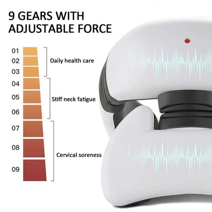 Smart Electric Pulse Back and Neck Massage 4 Heads Pain Relief Tool Health dealsniper-net