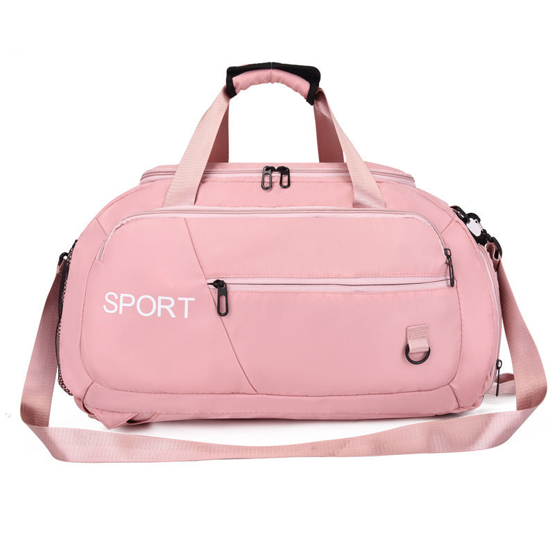 Luggage Bags For Women Handbag Oxford Men's Fitness Sports dealsniper-net Pink