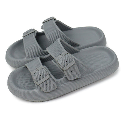 Summer Women Outdoor Indoor Thick-soled Eva Sandals And Slippers Women DealSniper.net Grey 35to36