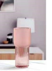 Creative Glass Vase Decoration Transparent Hydroponic Vase Kitchen dealsniper-net Pink S