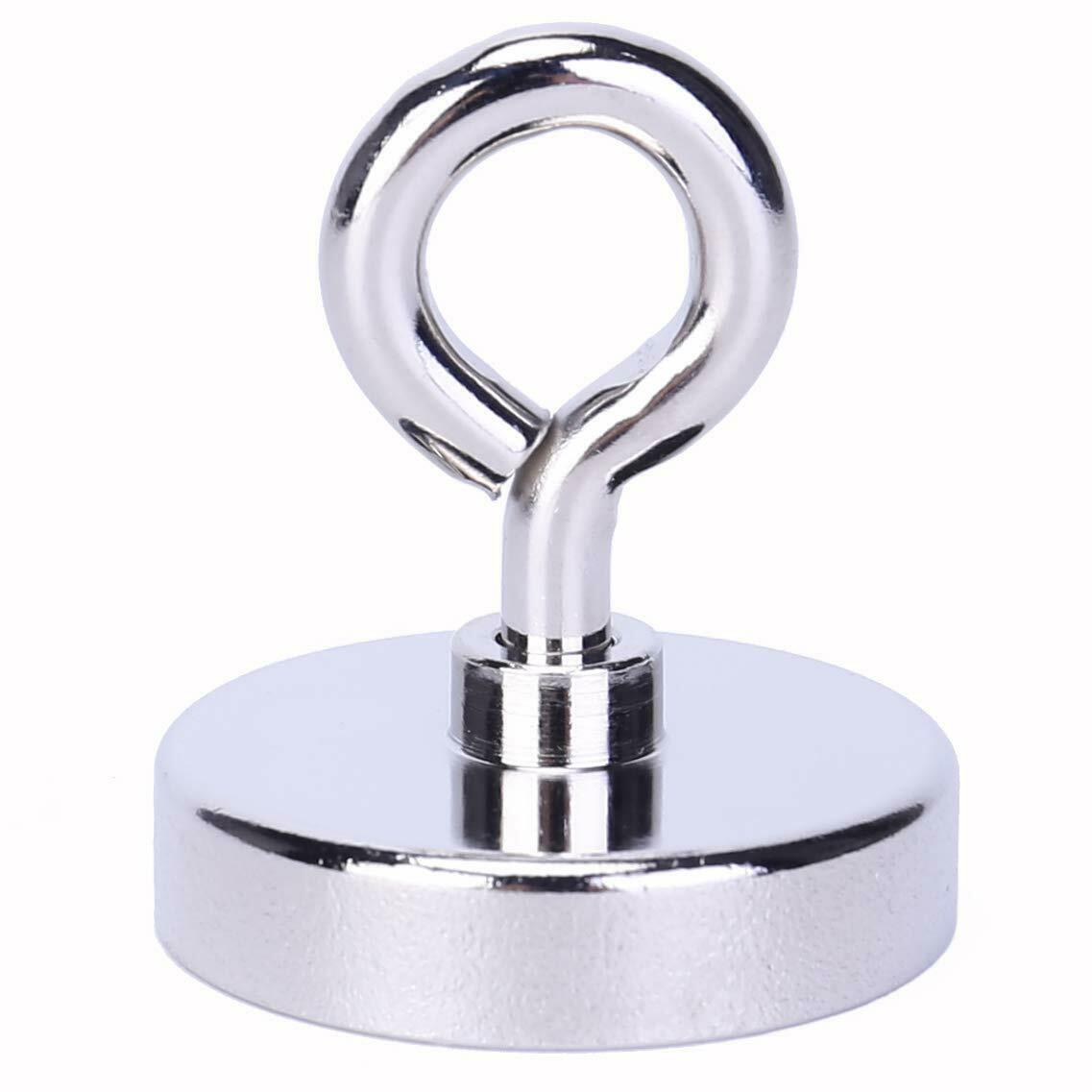 Fishing Magnet with Lifting Ring Magnetic Retrieving Lake Treasure Hunt Collects Outdoor DealSniper.net default
