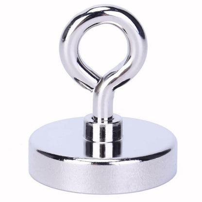 Fishing Magnet with Lifting Ring Magnetic Retrieving Lake Treasure Hunt Collects Outdoor DealSniper.net default