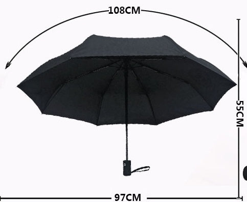 Fully automatic triple folding golf super windproof umbrella Outdoor DealSniper.net