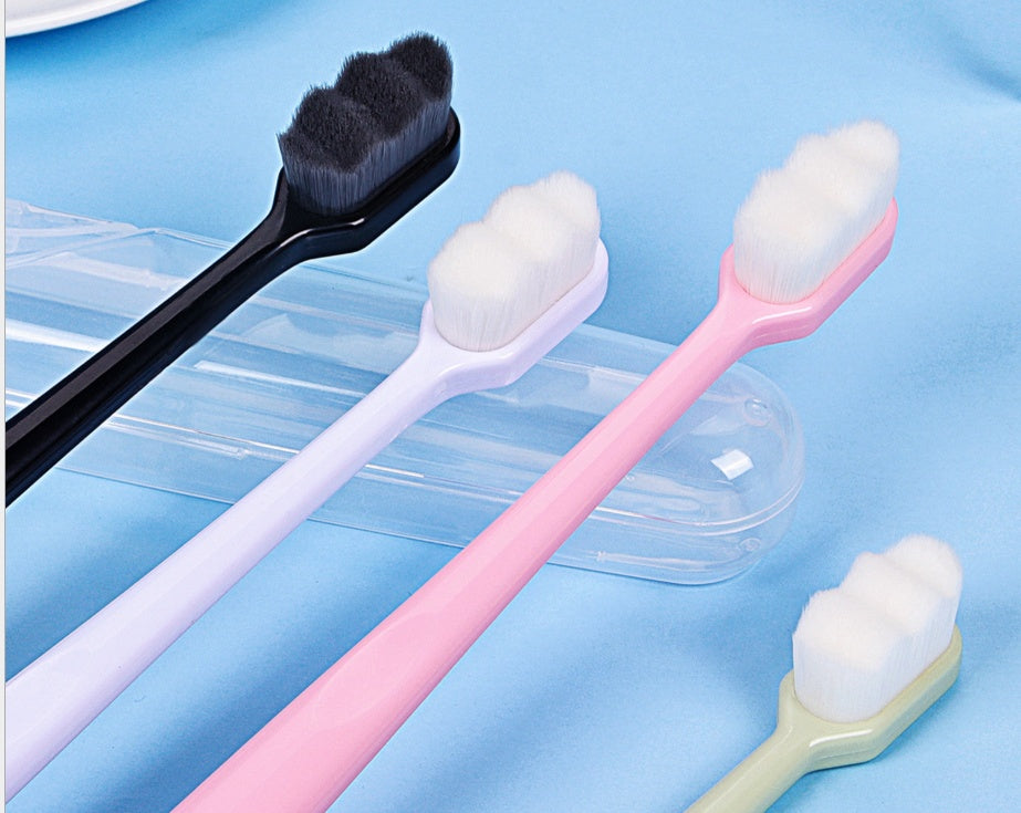 Ultra-fine Toothbrush Super Soft Bristle Deep Cleaning Brush Kids DealSniper.net