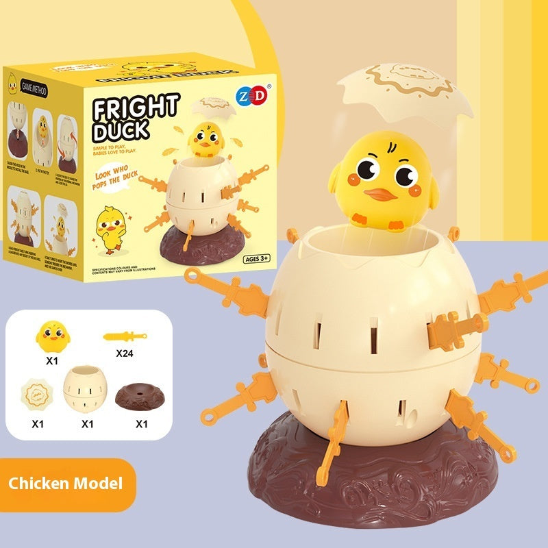 Mini Pirate Bucket Plug-in Chicken Party Desktop Toy Kids dealsniper-net Mini Yellow Duck Pirate Egg