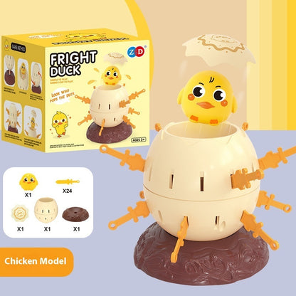 Mini Pirate Bucket Plug-in Chicken Party Desktop Toy Kids dealsniper-net Mini Yellow Duck Pirate Egg