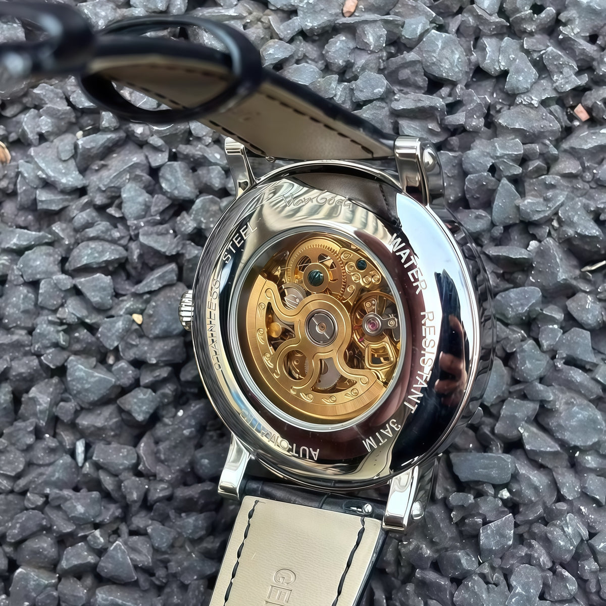 VAN GOGH Starry Night Series Blue Dial Skeleton Watch Jewelry DealSniper.net
