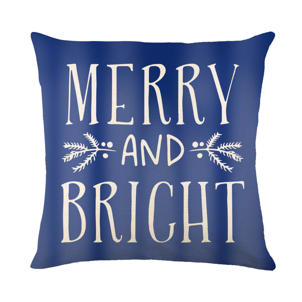 Christmas Decorations Pillow Covers Sofa Square Throw Pillow Holidays DealSniper.net QJ0721 18 45 X45cm Without Pillow