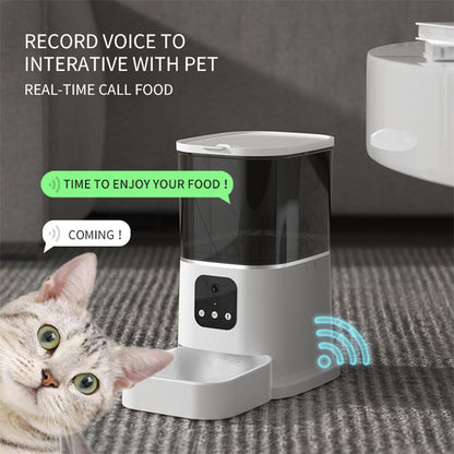 Pet Automatic Feeder Large Capacity Smart Voice Recorder Pets dealsniper-net