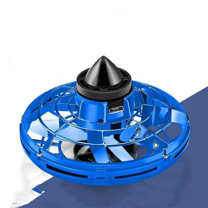 Children's Fall-resistant Gyroscopic Flying Machine Toys Kids dealsniper-net Blue Gyro USB