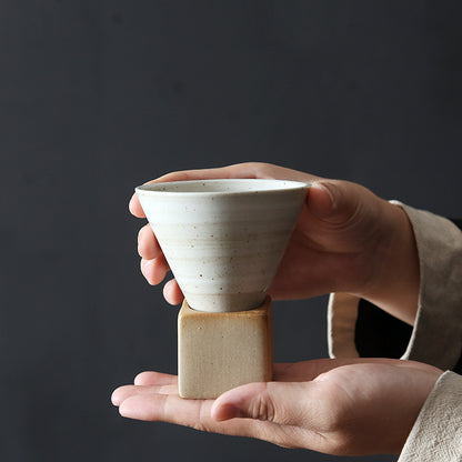Stoneware Espresso Cup Vintage Ceramic Kitchen DealSniper.net