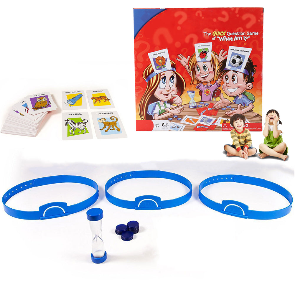Quick Question Of What Am I Cards Board Game Funny Gadgets Kids DealSniper.net