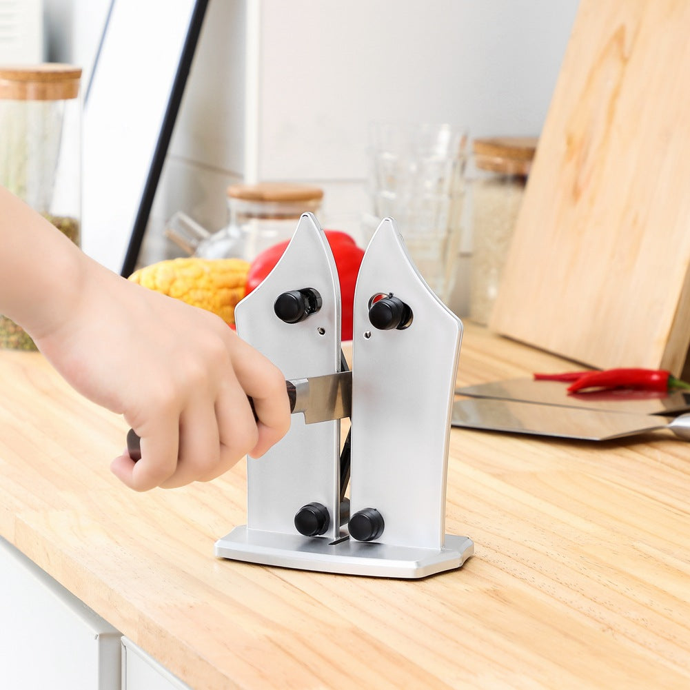 Upgrade version Kitchen Knife Sharpener Kitchen DealSniper.net Silver