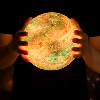 LED USB Star Galaxy Moon Lamp Stand Remote 3D Bedroom Home Decor DealSniper.net