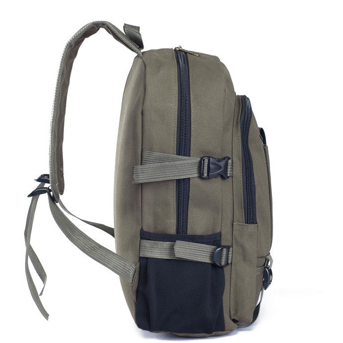 Men's Backpacks Canvas Backpack Student Bags Men DealSniper.net