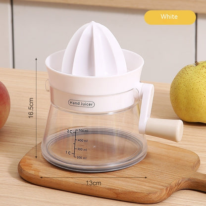 Household Multi-functional Small Manual Juicer Kitchen Gadgets Kitchen dealsniper-net White