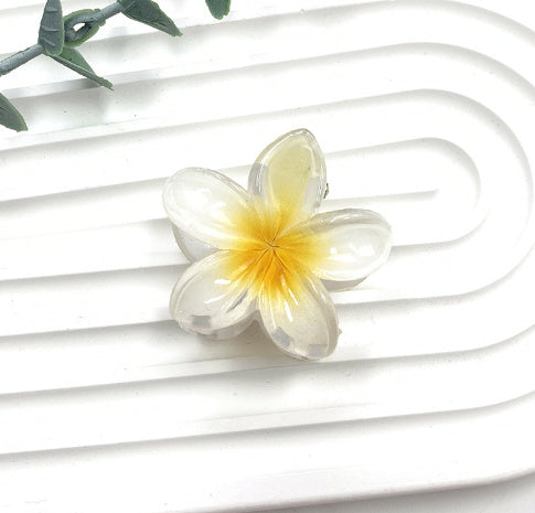 High Sense Plumeria Rubra Seaside Holiday Barrettes