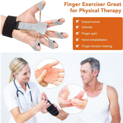 Silicone Grip Device Stretcher Finger Gripper Strength Trainer