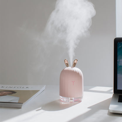 Mini Humidifier Portable USB Charging Quite Deer Shape House dealsniper-net Pink