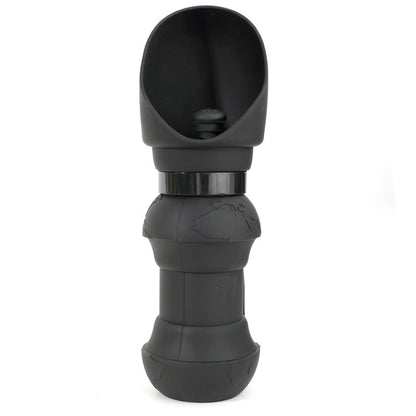 New Portable Silicone Folding Cups Pets dealsniper-net Black 550ML