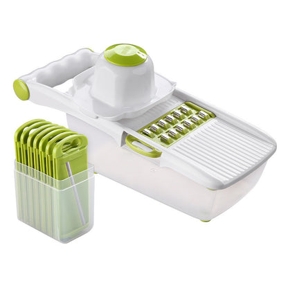 Multifunctional Vegetable Cutter Paper Shredder Kitchen Kitchen dealsniper-net A Green