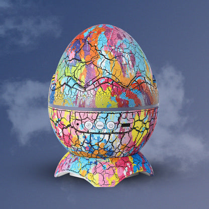 LED Dinosaur Egg Star Galaxy Projection Lamp Bluetooth Music Home Decor Gym From House Artist USB