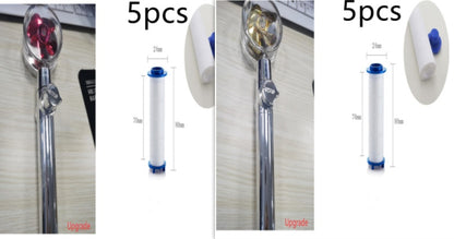 New Turbo Propeller Shower Head Water Saving High Pressure Flow