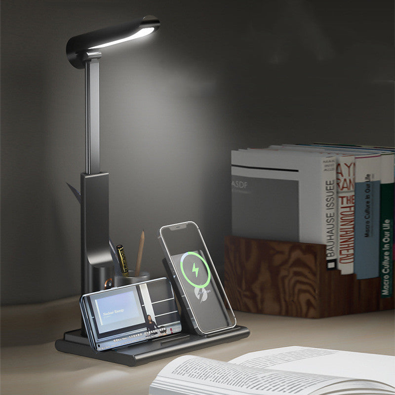 Bedroom LED Wireless Charging Desk Lamp