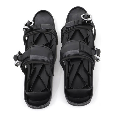 Mini Short Ski Skates For Snow Skis For Winter Shoes Men DealSniper.net Black