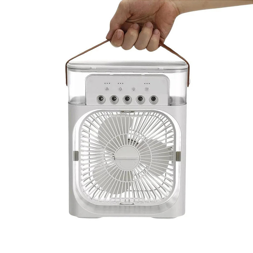 Portable Fan Lighting Humidifier USB Desk Air Conditioner House dealsniper-net