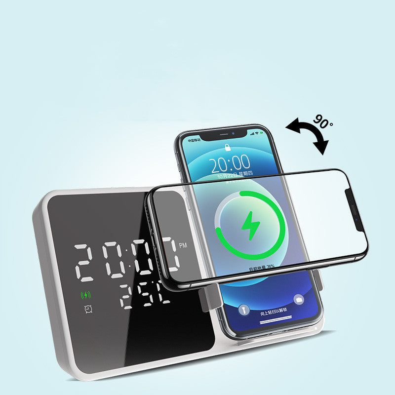 Digital Clock Wireless Charger Multifunctional