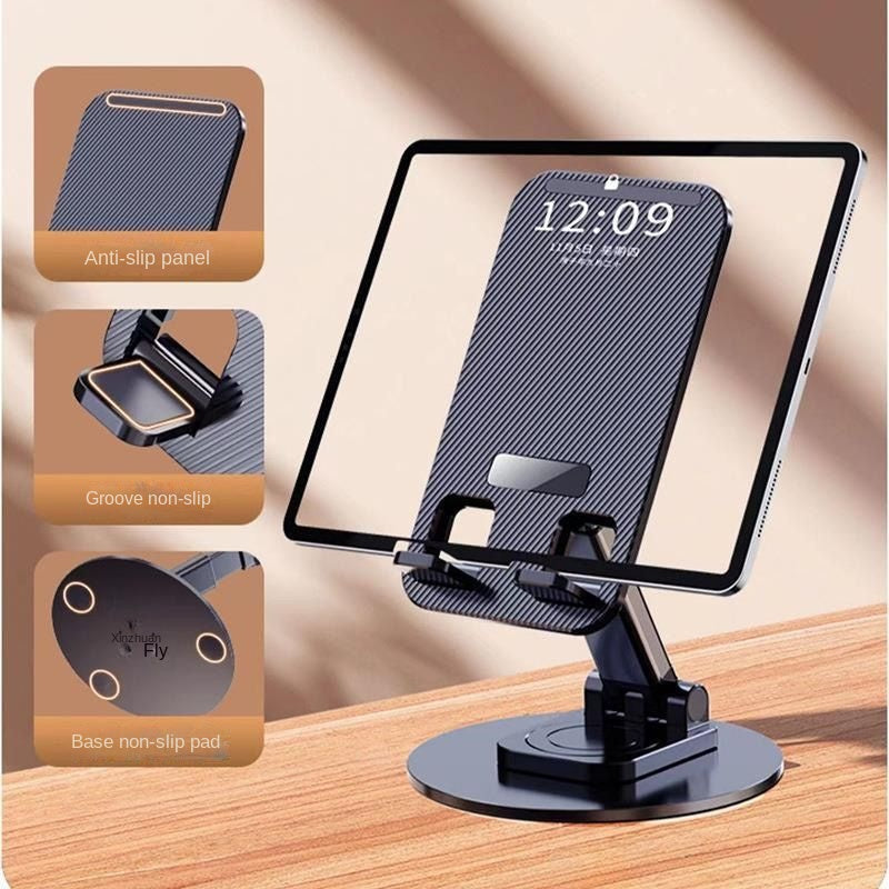 Foldable Phone Stand For Desk - Height Adjustable Cell Phone Holder Gadgets dealsniper-net