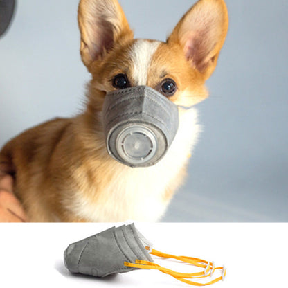 Dogs Anti-fog Haze Masks Anti Dust Gas Pollution Muzzle Pets Gym From House