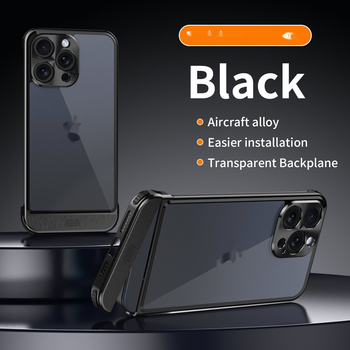 Phone Case Aromatherapy Frameless Scissors Buckle Magnetic Bracket Electronics DealSniper.net Black High Permeability IPhone15