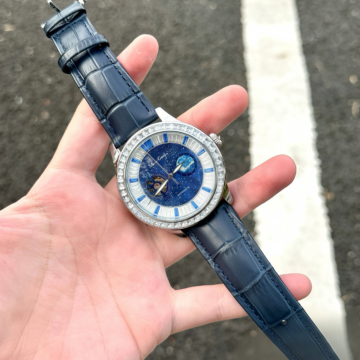 VanGogh Men's Geneva Series Art Automatic Mechanical Watch Jewelry DealSniper.net