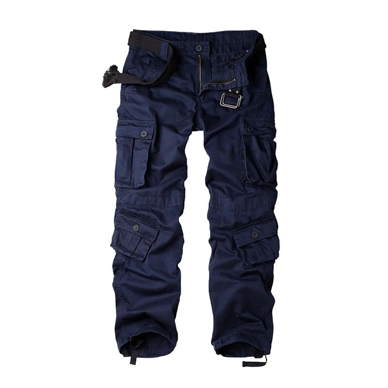Men's Cargo Pants 3D Multi Pockets Loose Straight Leg Work Pants Men Gym From House