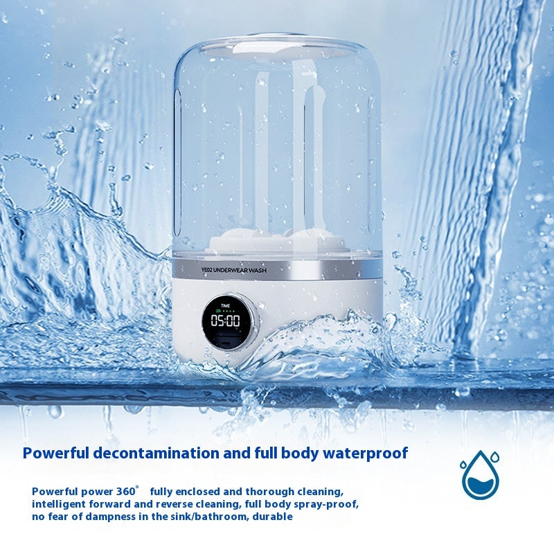 Mini Rechargeable Washing Machine Underwear Travel Portable Kitchen DealSniper.net