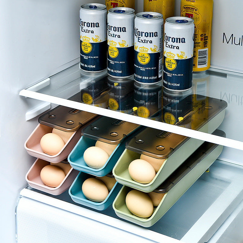 Kitchen Pull-out Portable Creative Egg Storage Box Kitchen dealsniper-net