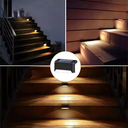 4 Solar LED Bright Deck Lights Outdoor Garden Patio Outdoor Gym From House Warm 12 PCS