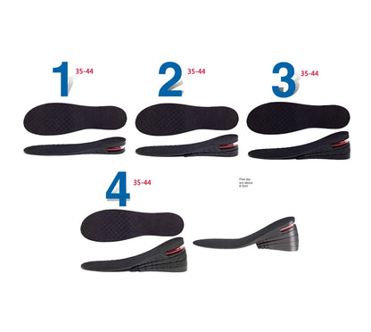 Inner Heightening Insole Sports Air Cushion Sports DealSniper.net Black Set One size