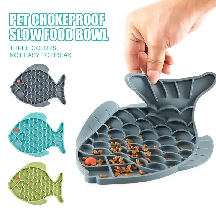 Silicone Lick Mat For Pet Dogs Slow Food Plate Rice Bowl Pets Gym From House