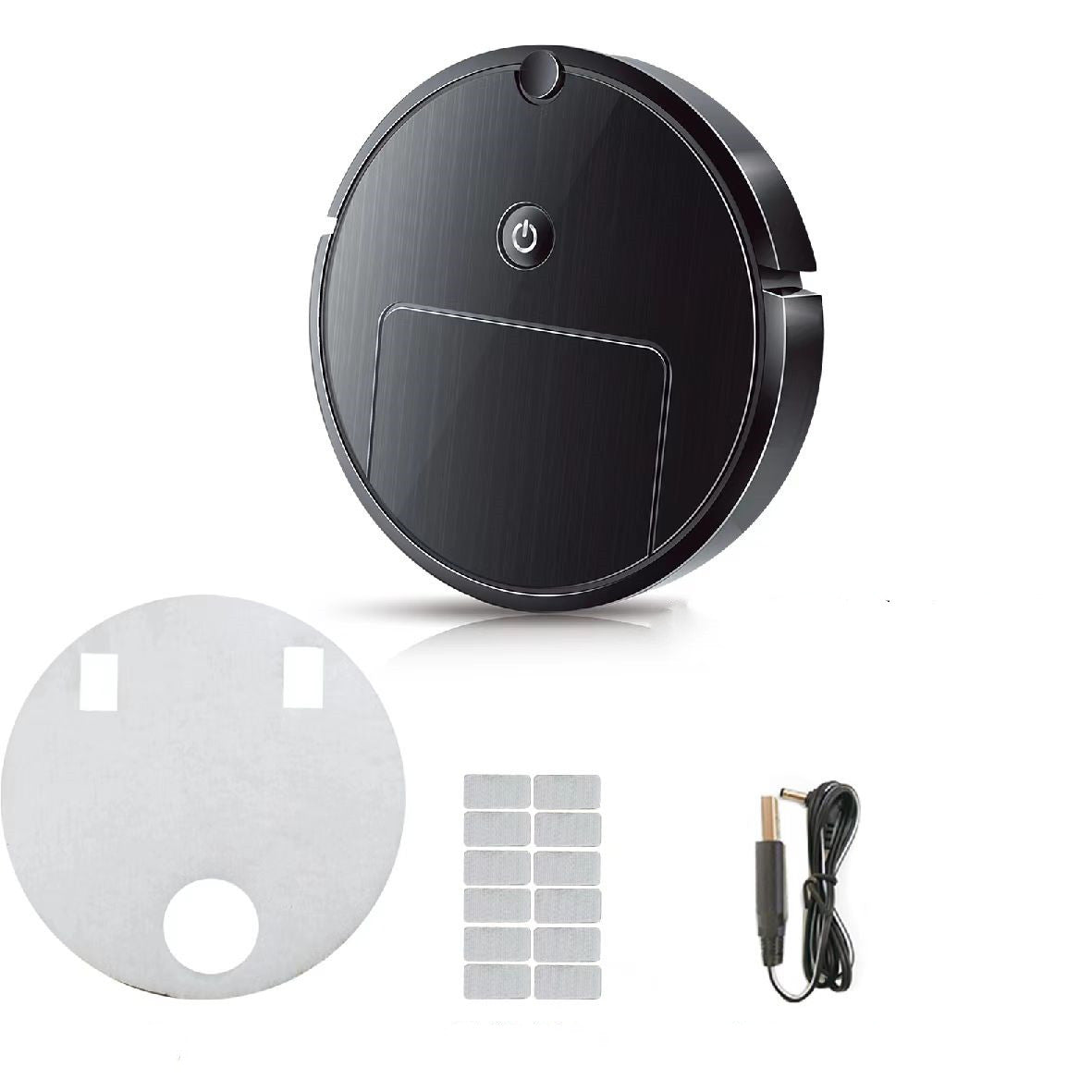 Sweeping Robot USB Charging Automatic Cleaning House dealsniper-net 03 Black Rechargeable
